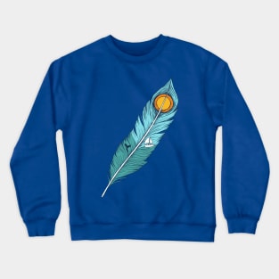 feather landscape Crewneck Sweatshirt